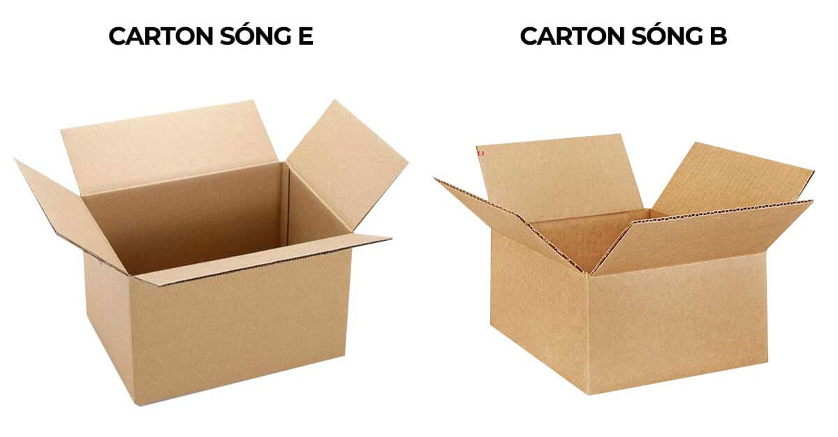 Thùng carton sóng B 3 lớp chất lượng